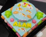 Foto langkah ke 6 dari resep Puding Ultah.