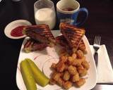 BlueCheese Stuffed Cheeseburger Grilled Cheese recipe step 14 photo