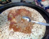 A picture of step 6 of taco pizza.