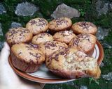 Foto langkah ke 9 dari resep Cake Pisang Tanpa Telur Lembut Berserat.