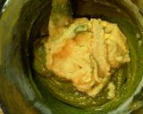 A picture of step 4 of Easy! Matcha Chocolate Pound Cake.