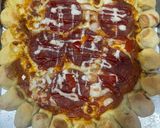 Foto langkah ke 7 dari resep Pizza cheesy bites tanpa ulen dan cepat kalis.