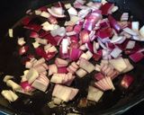 A picture of step 3 of Moussaka with a twist.