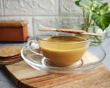 A picture of step 4 of Jaggery turmeric tea.