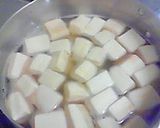 A picture of step 2 of Healthy Simmered Koya Dofu for Diets.