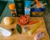 Foto del paso 2 de la receta: Sopa de fideos con verdura y pollo