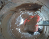 A picture of step 5 of Eggless Marble Cake.