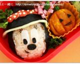 A picture of step 16 of Halloween Charaben (Character Bento) Little Witch Girl.