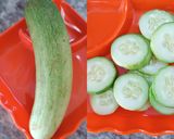 A picture of step 1 of Garden Green Slim Soup -- Spinach Cucumber Soup.