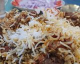 A picture of step 5 of Beef biryani.