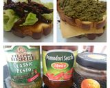 A picture of step 2 of Scallop XO Sauce With Pesto And Sun Dried Tomato Sandwich.