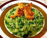 Pas rețetă Orez cu spanac și șofran (Risotto ai spinacci e zafferano) 4 fotografie