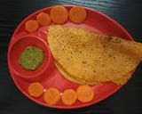A picture of step 5 of Yummy Carrot Dosa | Tasty & Nutritious Recipe | Healthy Breakfast Recipe.