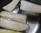 A picture of step 1 of Lauki ka Raita.