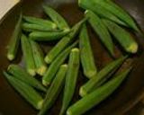 A picture of step 3 of Pan-Fried Okra with Ginger Marinade.