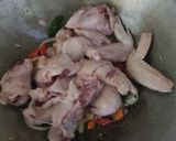 Foto langkah ke 3 dari resep Ayam, Tahu Masak Kecap.