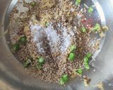 A picture of step 1 of Bajra quinoa Methi thepla.