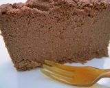 A picture of step 5 of Okara & Tofu Kanten Chocolate Cake for Dieters.