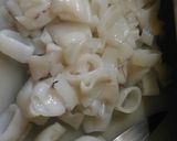 A picture of step 1 of NADAN koonthal roast [ squid / kanava / kadampa ].