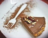 A picture of step 12 of Motichoor choco tart.