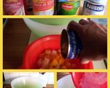 A picture of step 1 of AMIEs Fruit Salad (in Bottles).