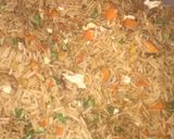 A picture of step 3 of Chinese fried rice.