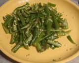 A picture of step 2 of Green Chili Pickle.