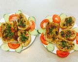 Hình bước làm 11 của món Bánh mì Baguette nướng tỏi làm món chay ngày rằm