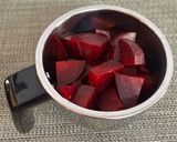 A picture of step 1 of Eggless Beetroot Muffins – Naturally Pink, Wholesome & Nutty.