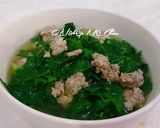 Hình bước làm 1 của món Canh rau ngót nấu thịt băm