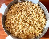 Foto del passaggio 11 della ricetta 124 • Sbriciolata ripiena di mele caramellate con crema leggera 🍎