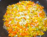 Sütőben sült csirkés rizseshús/ Paella recept fázis 3 fotója