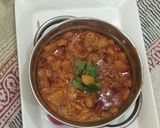 A picture of step 8 of Lima beans sabji.