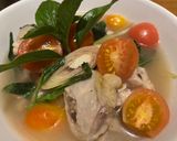 A picture of step 6 of Tom Yum Chicken Soup.