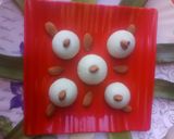 A picture of step 5 of Rose sandesh.