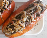 Foto del paso 5 de la receta: Brioche de morcilla con piquillo y panceta e hinojo
