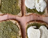 Une image de l'étape 2 de Croque-Monsieur Pesto-Moza.