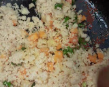 A picture of step 4 of Buttered couscous and onion sauce.