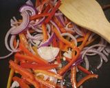 A picture of step 3 of Coconut and banana spicy chicken.