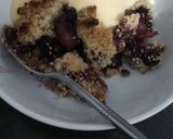 A picture of step 7 of Apple and blackberry crumble.