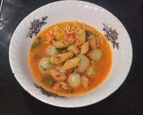 Foto langkah ke 8 dari resep Cilok kuah seblak.