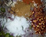 A picture of step 2 of Kathal (jackfruit) kabab.