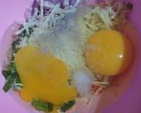 Foto langkah ke 2 dari resep Omellete Bayam.