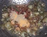 A picture of step 2 of Gumberry veggie.