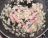 Foto del paso 1 de la receta: 🍝 Espaguetis bechamel de champiñones, bacon y maíz 🥓🌽