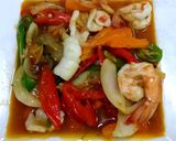รูปขั้นตอนการทำที่ 4 ของ ซีฟู้ดผัดน้ำพริกเผา