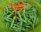 Hình bước làm 1 của món Đậu cô ve xào thịt bò