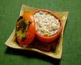 A picture of step 6 of Persimmon and Walnut Shira-ae Mashed Tofu.