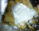 A picture of step 1 of Oil-free Banana Kiwi Cake.