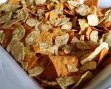 A picture of step 2 of Crispy crunchy colourful nachos.